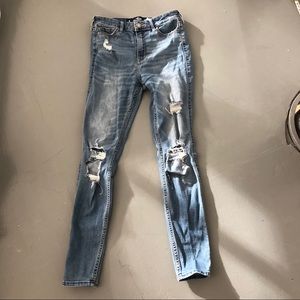 Ripped Hollister jeans